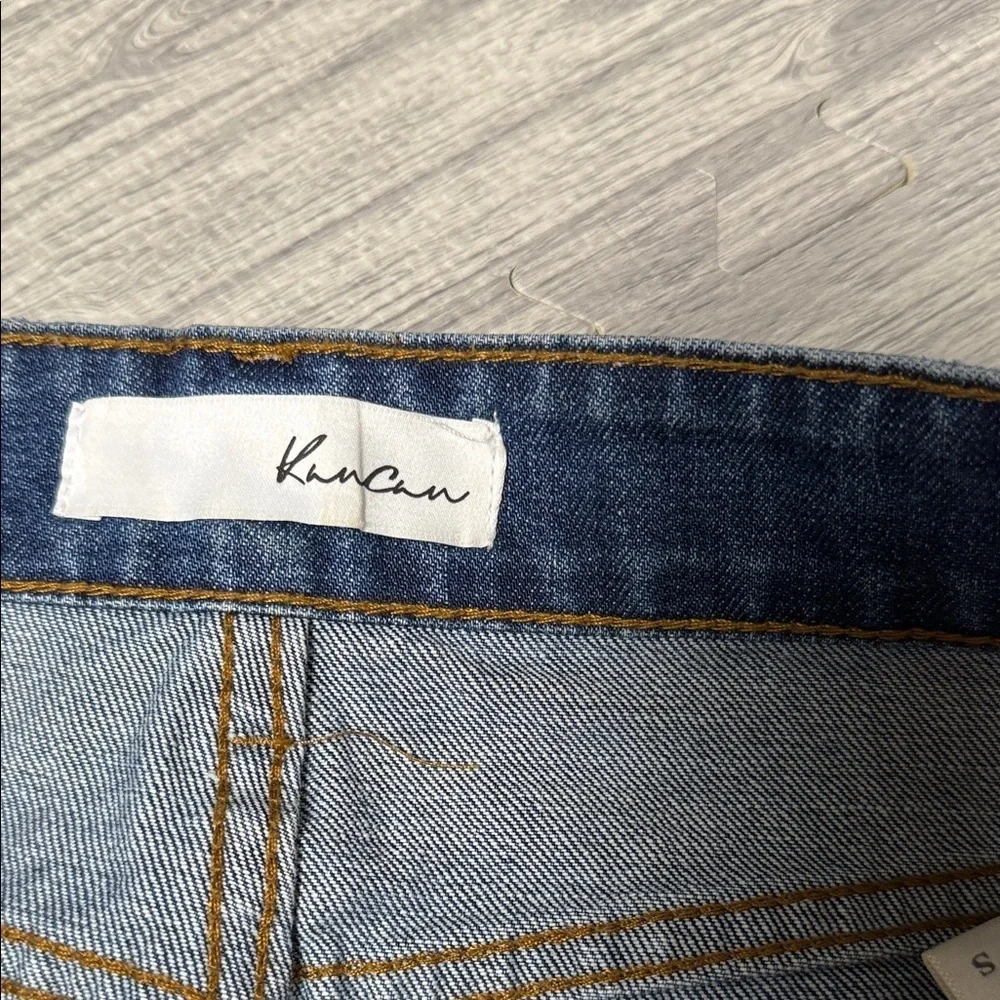 KanCan Denim Button-Up Skirt Size Small